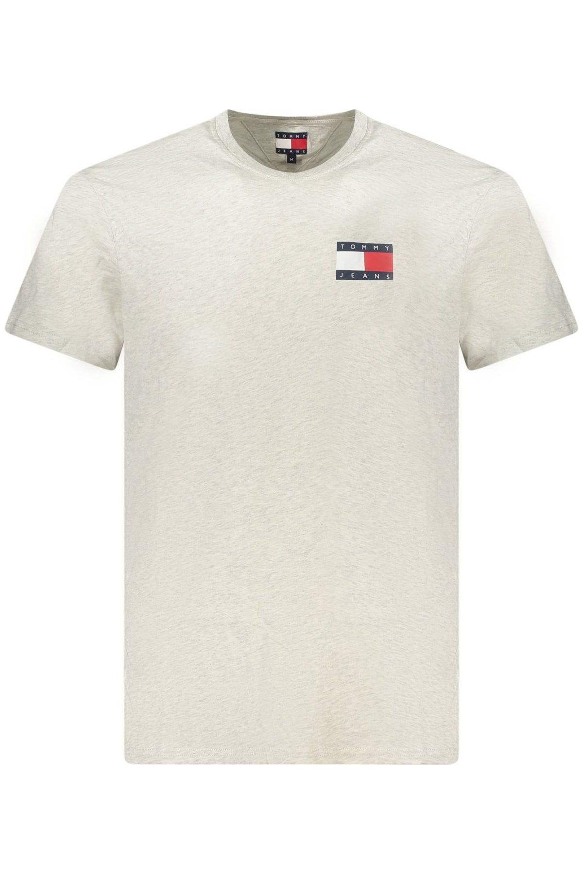 T-SHIRT EM ALGODÃO TOMMY HILFIGER HOMEM CINZENTA