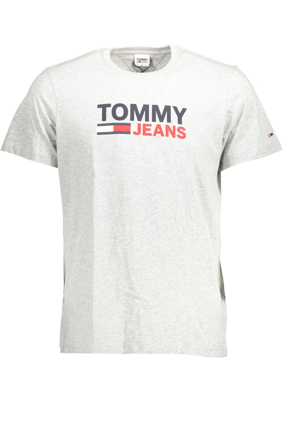 T-SHIRT EM ALGODÃO TOMMY HILFIGER HOMEM CINZENTA