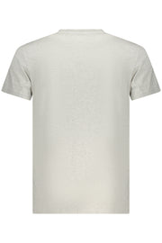 T-SHIRT EM ALGODÃO TOMMY HILFIGER HOMEM CINZENTA