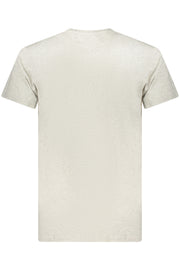 T-SHIRT EM ALGODÃO TOMMY HILFIGER HOMEM CINZENTA
