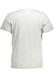 T-SHIRT EM ALGODÃO TOMMY HILFIGER HOMEM CINZENTA