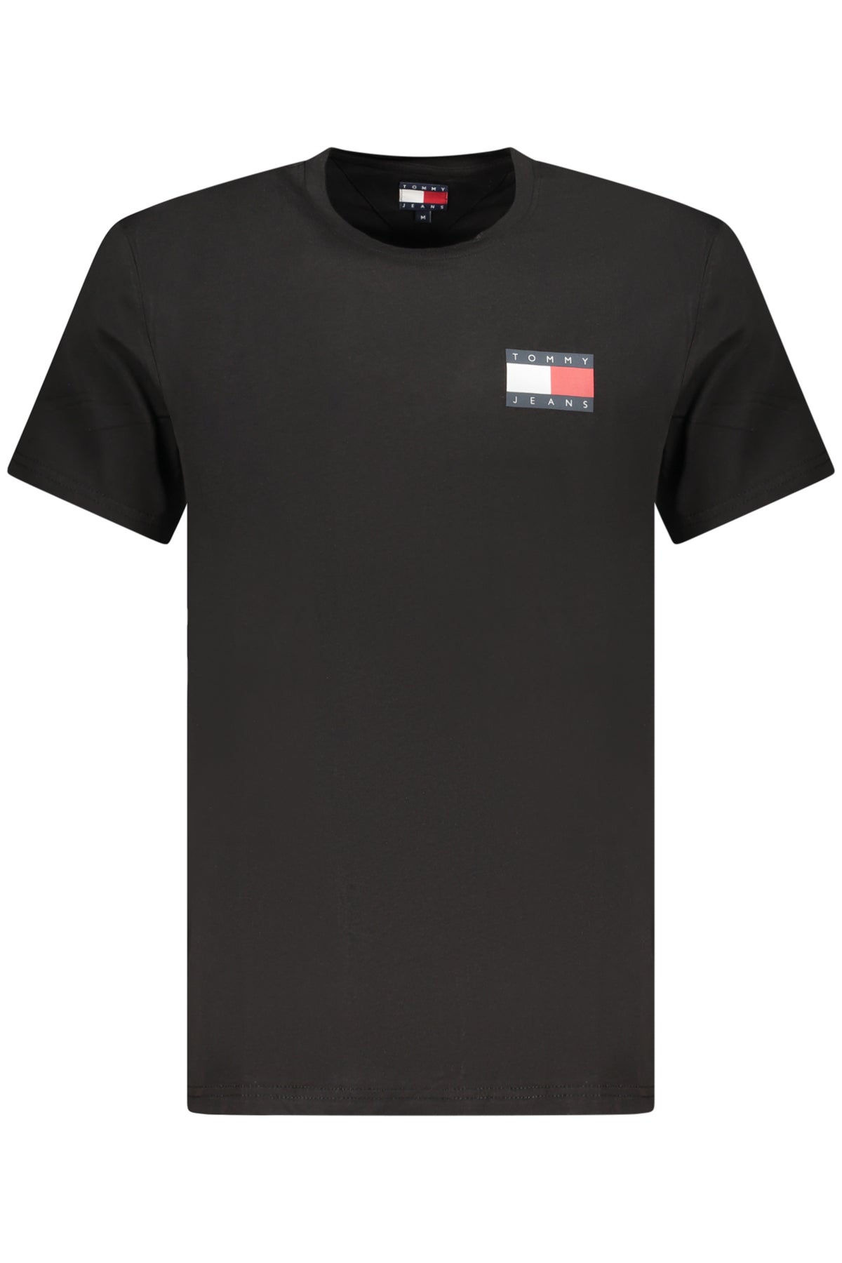 T-SHIRT EM ALGODÃO TOMMY HILFIGER HOMEM PRETA