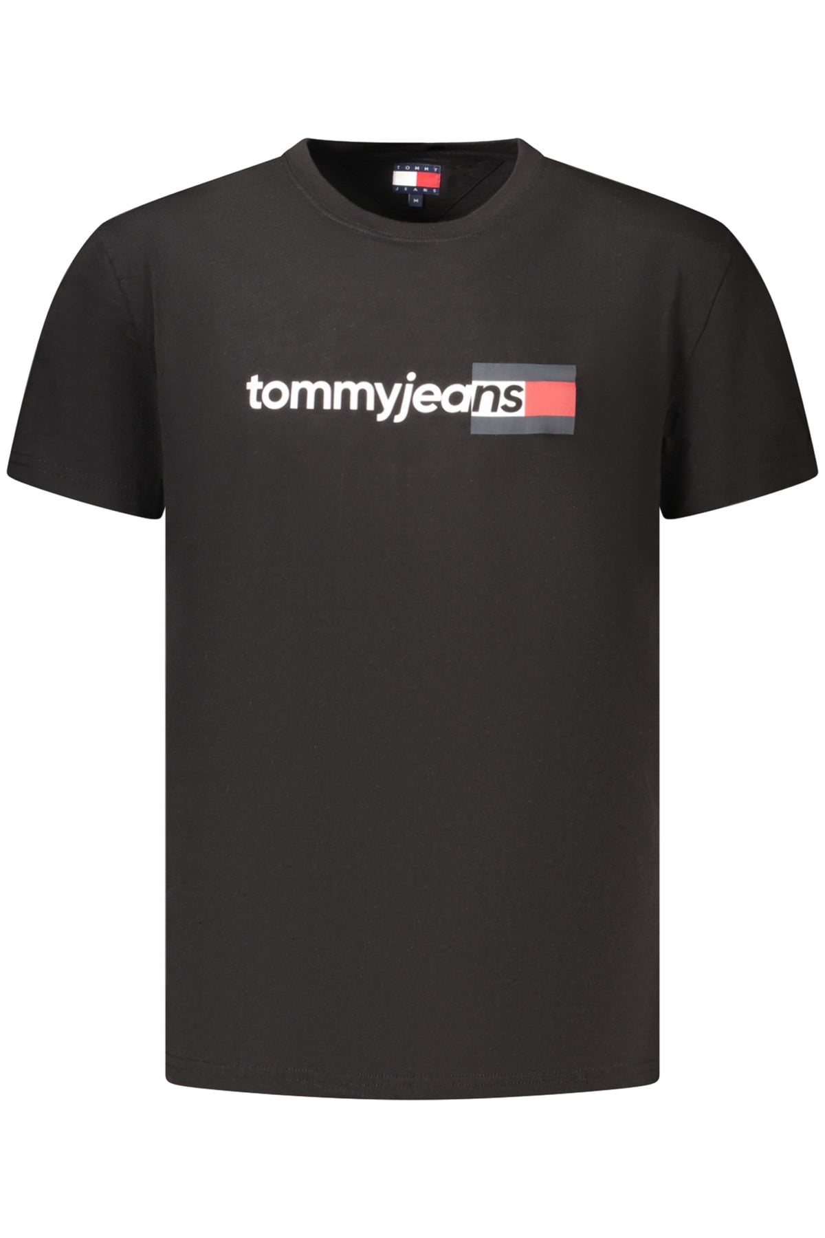 T-SHIRT EM ALGODÃO TOMMY HILFIGER HOMEM PRETA