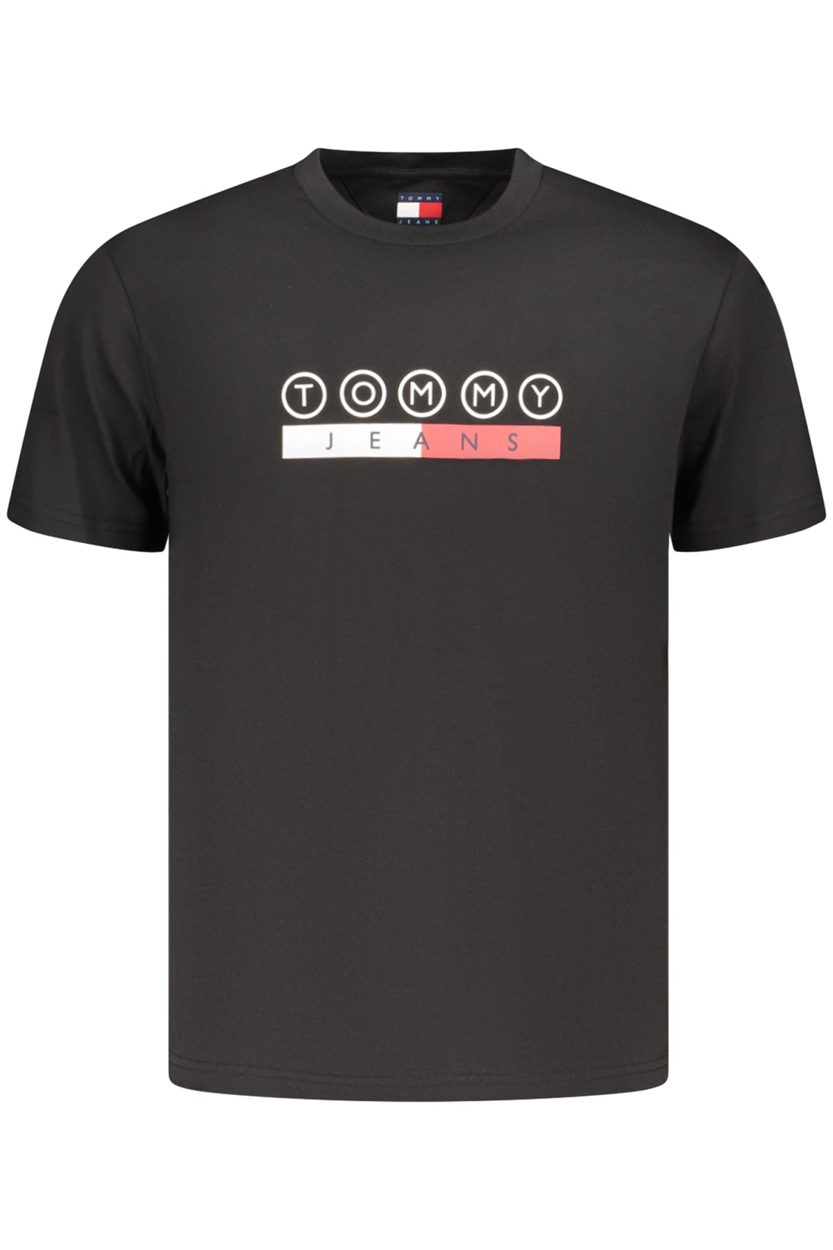 T-SHIRT EM ALGODÃO TOMMY HILFIGER HOMEM PRETA