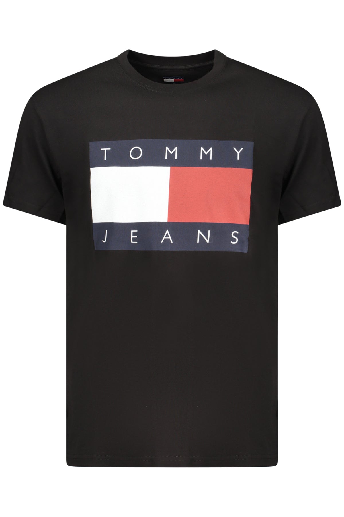 T-SHIRT EM ALGODÃO TOMMY HILFIGER HOMEM PRETA