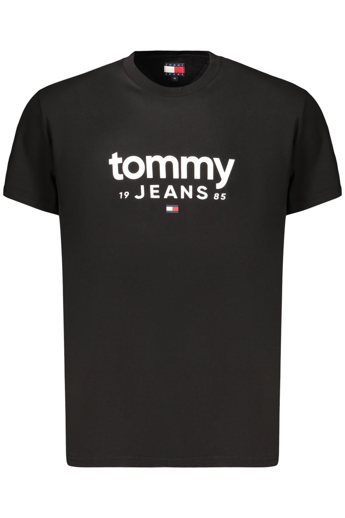 T-SHIRT EM ALGODÃO TOMMY HILFIGER HOMEM PRETA