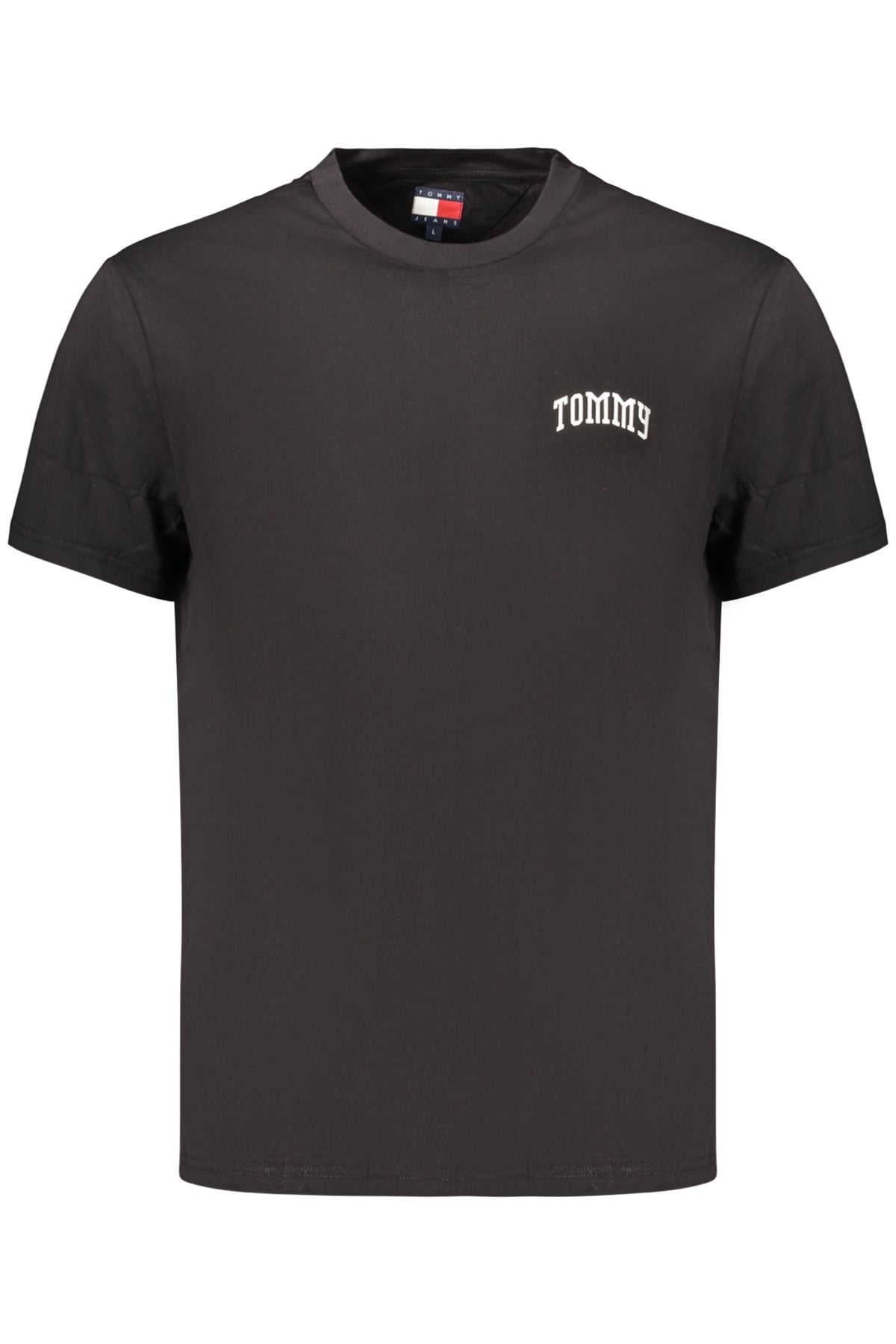 T-SHIRT EM ALGODÃO TOMMY HILFIGER HOMEM PRETA