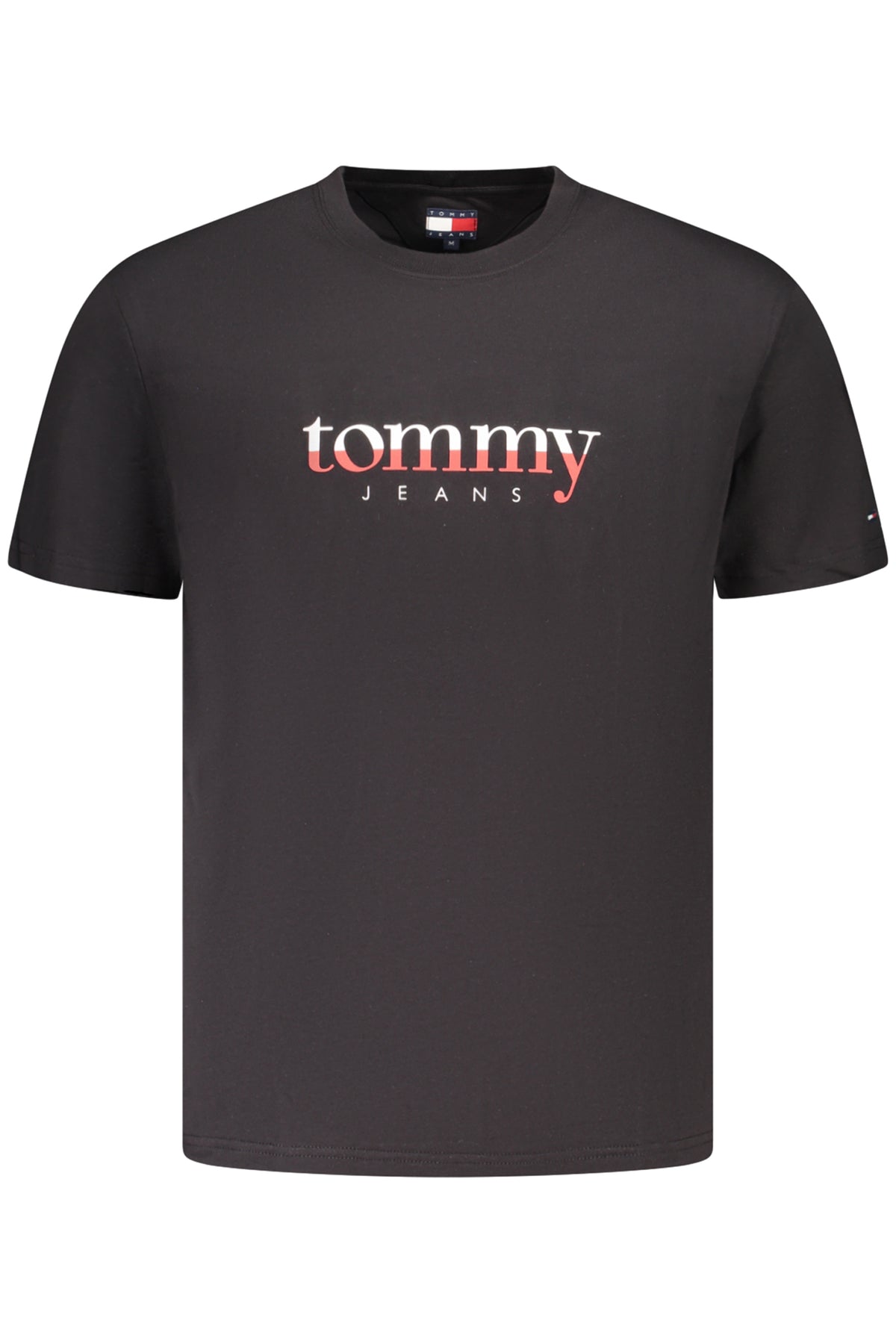 T-SHIRT EM ALGODÃO TOMMY HILFIGER HOMEM PRETA