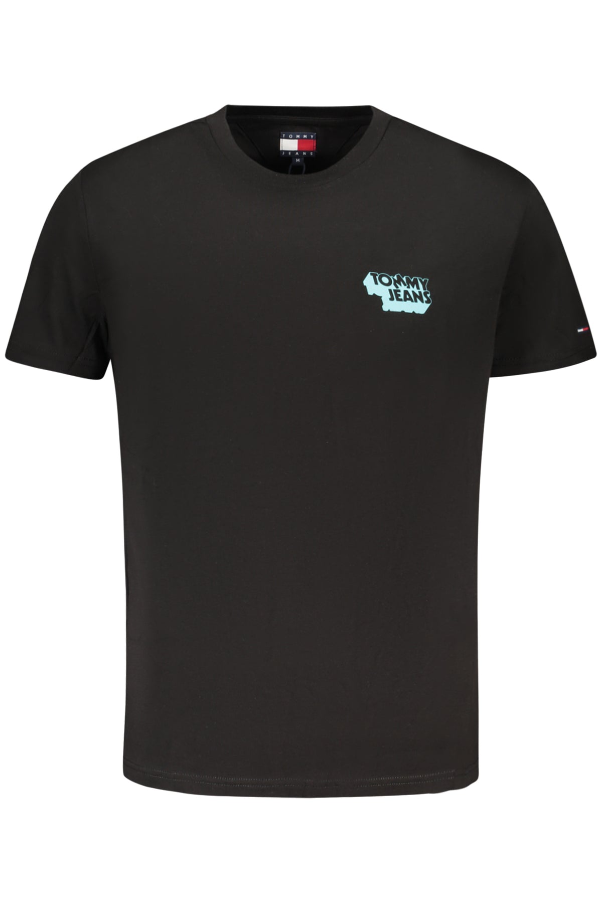T-SHIRT EM ALGODÃO TOMMY HILFIGER HOMEM PRETA