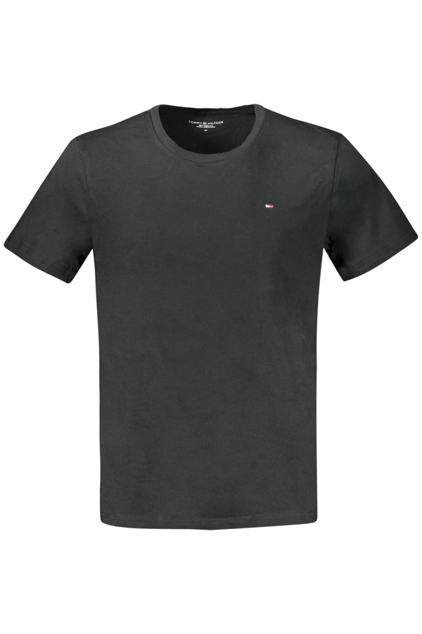 TOMMY HILFIGER T-SHIRT MANGA CURTA HOMEM PRETO