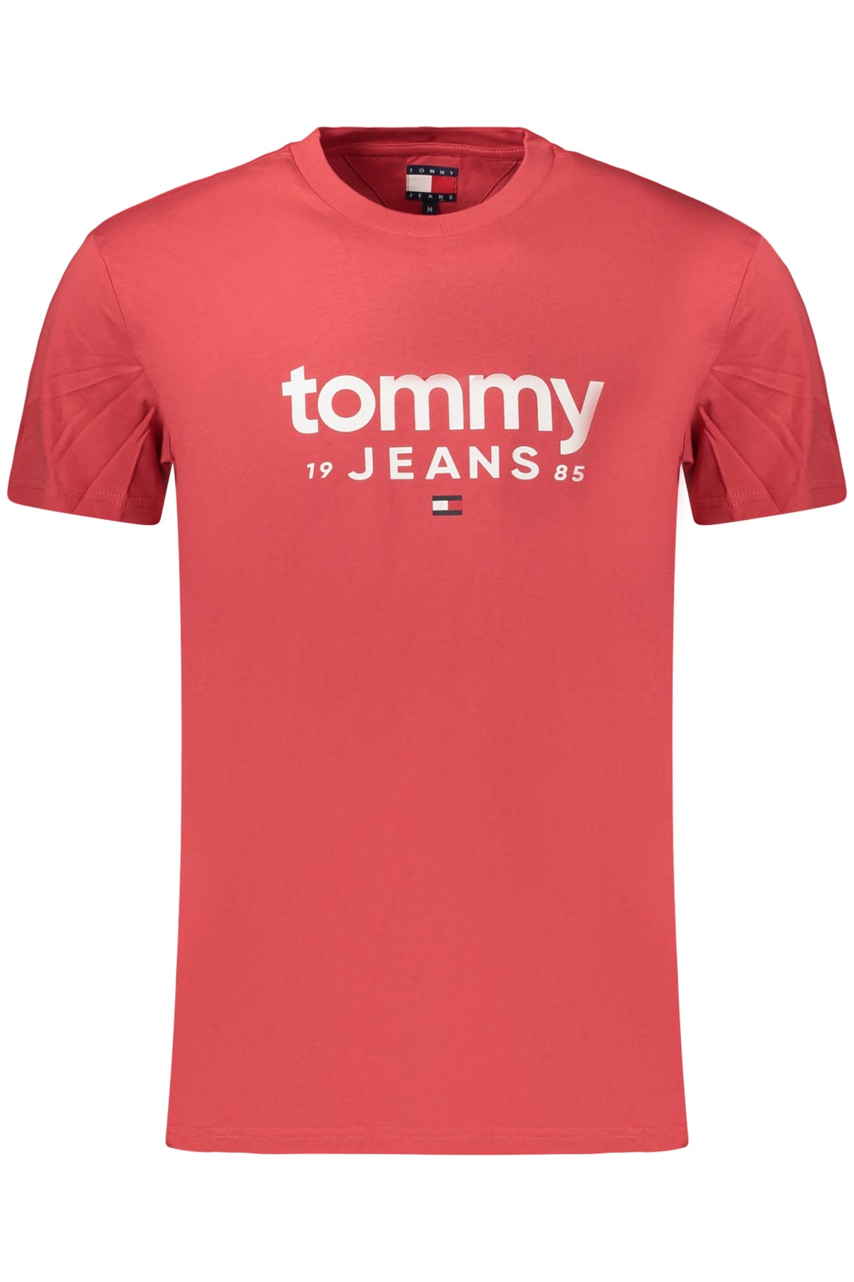 T-SHIRT EM ALGODÃO TOMMY HILFIGER HOMEM VERMELHA