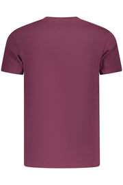 T-SHIRT EM ALGODÃO TOMMY HILFIGER HOMEM ROXA