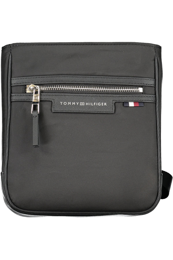 BOLSA DE OMBRO PRETA PARA HOMEM TOMMY HILFIGER