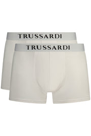ROUPA INTERIOR EM ALGODÃO TRUSSARDI HOMEM BRANCO