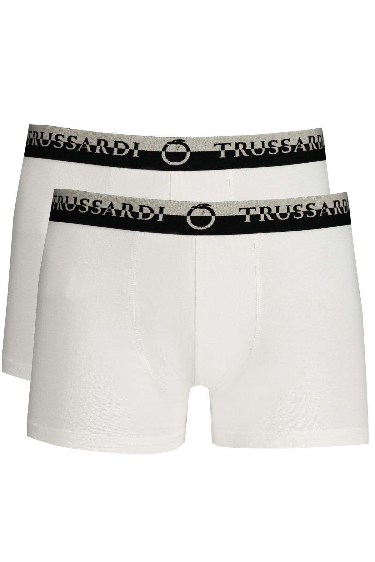 TRUSSARDI MEN'S WHITE BOXER SHORTS