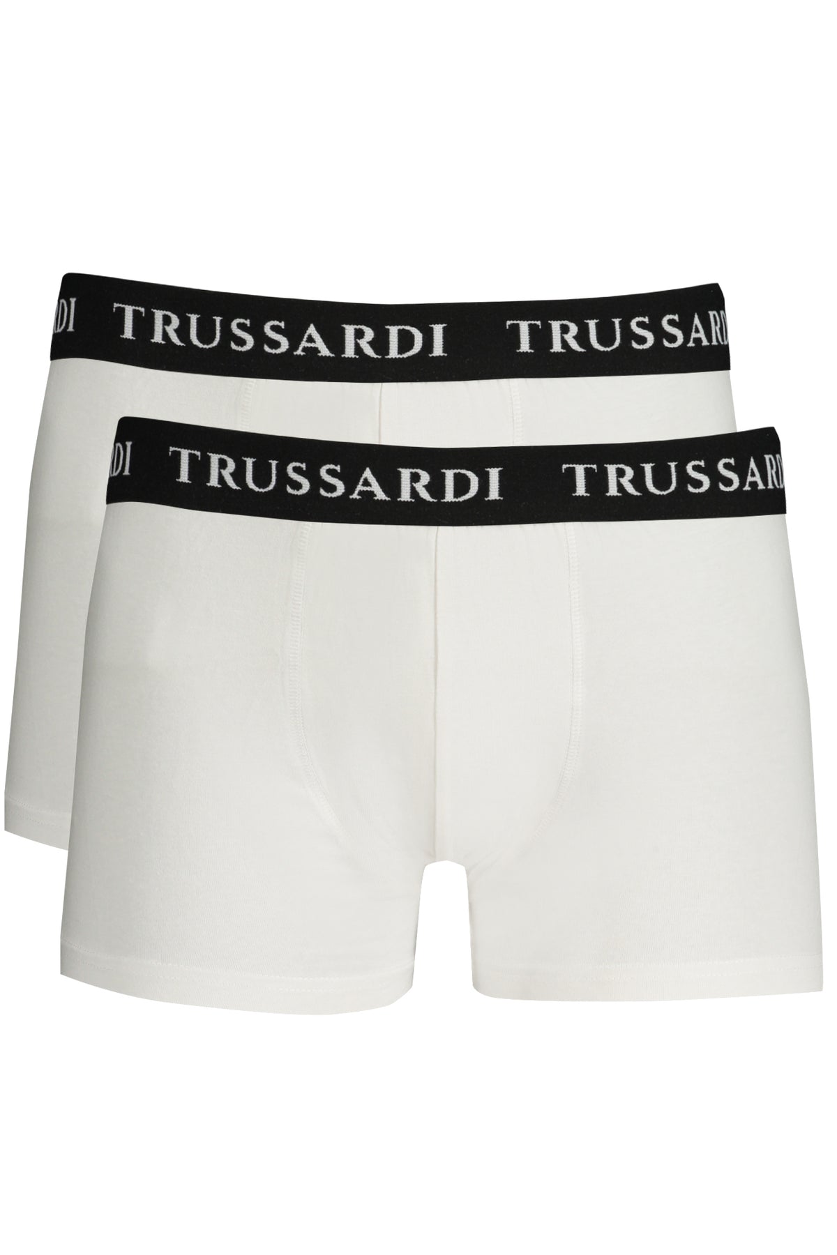 TRUSSARDI MEN'S WHITE BOXER SHORTS