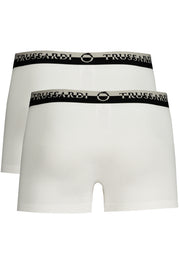 TRUSSARDI MEN'S WHITE BOXER SHORTS