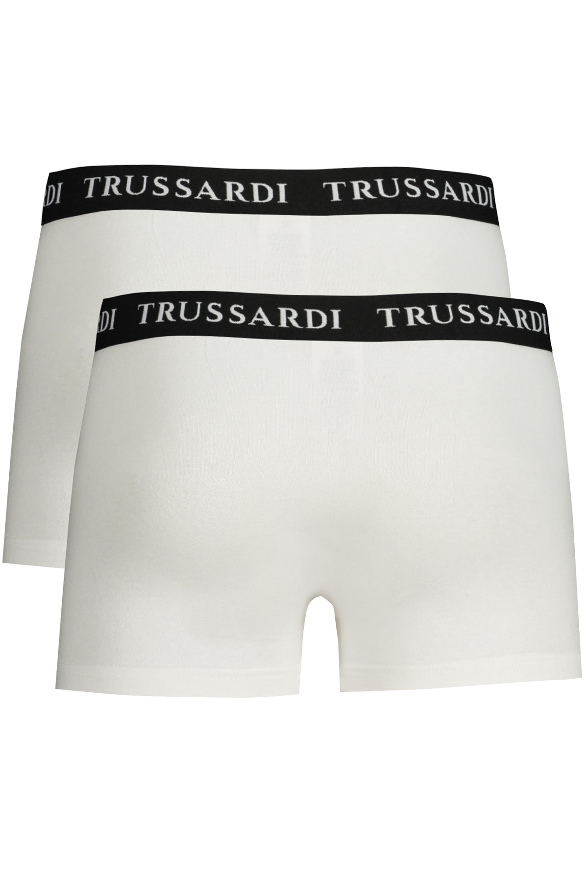 TRUSSARDI MEN'S WHITE BOXER SHORTS