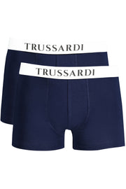 ROUPA INTERIOR EM ALGODÃO TRUSSARDI HOMEM AZUL