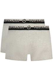 ROUPA INTERIOR EM ALGODÃO TRUSSARDI HOMEM CINZENTO