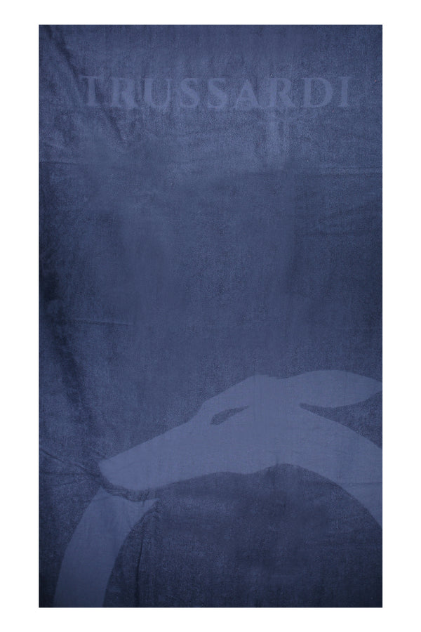 TOALHA DE PRAIA HOMEM TRUSSARDI JEANS AZUL