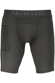 CALÇAS DE FATO DE TREINO COM ESTAMPADO TRUSSARDI HOMEM PRETAS