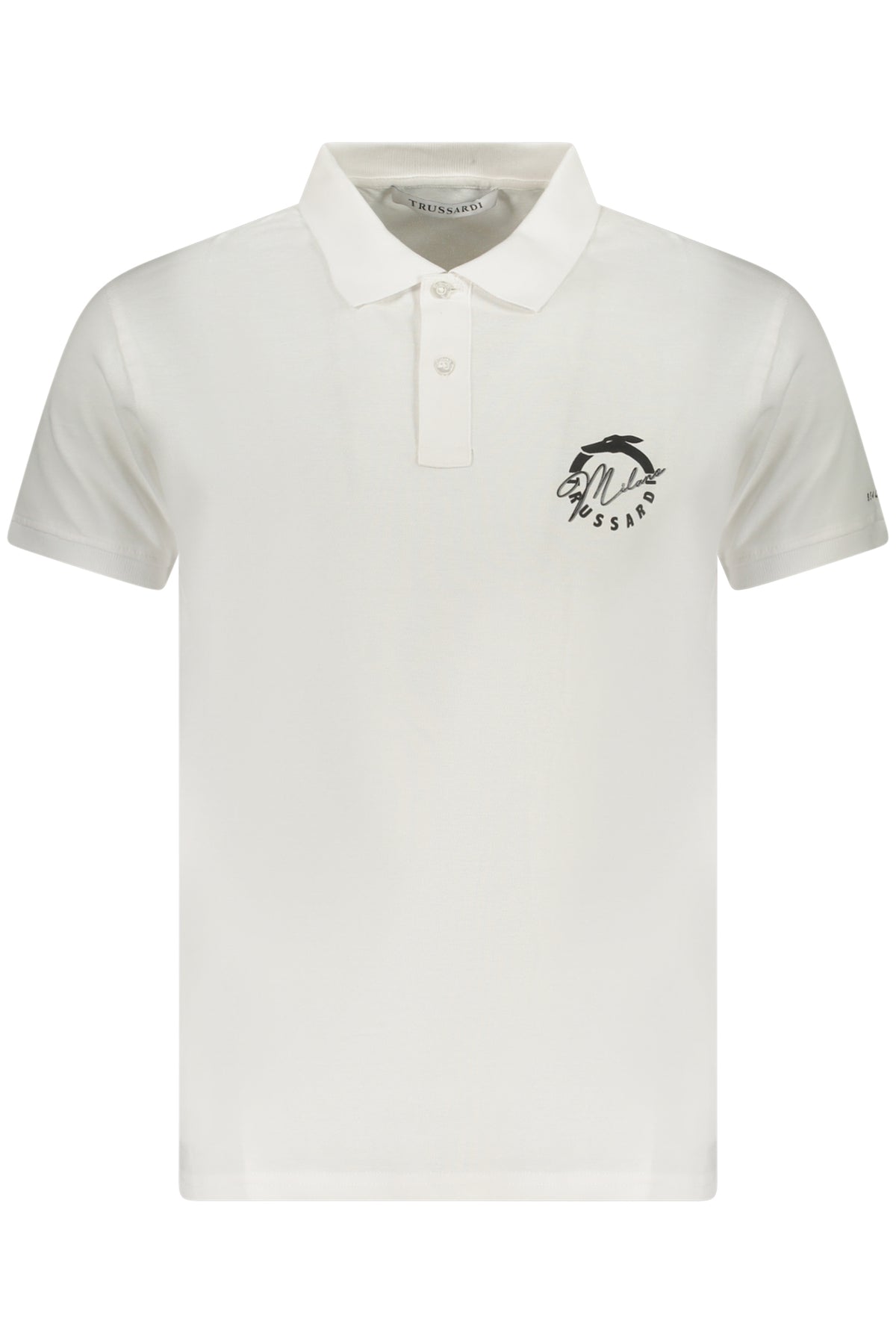 POLO EM ALGODÃO TRUSSARDI HOMEM BRANCO