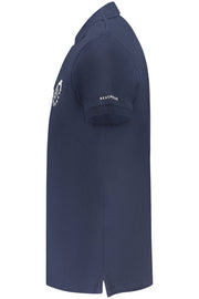 POLO EM ALGODÃO TRUSSARDI HOMEM AZUL