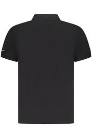 POLO EM ALGODÃO TRUSSARDI HOMEM PRETO