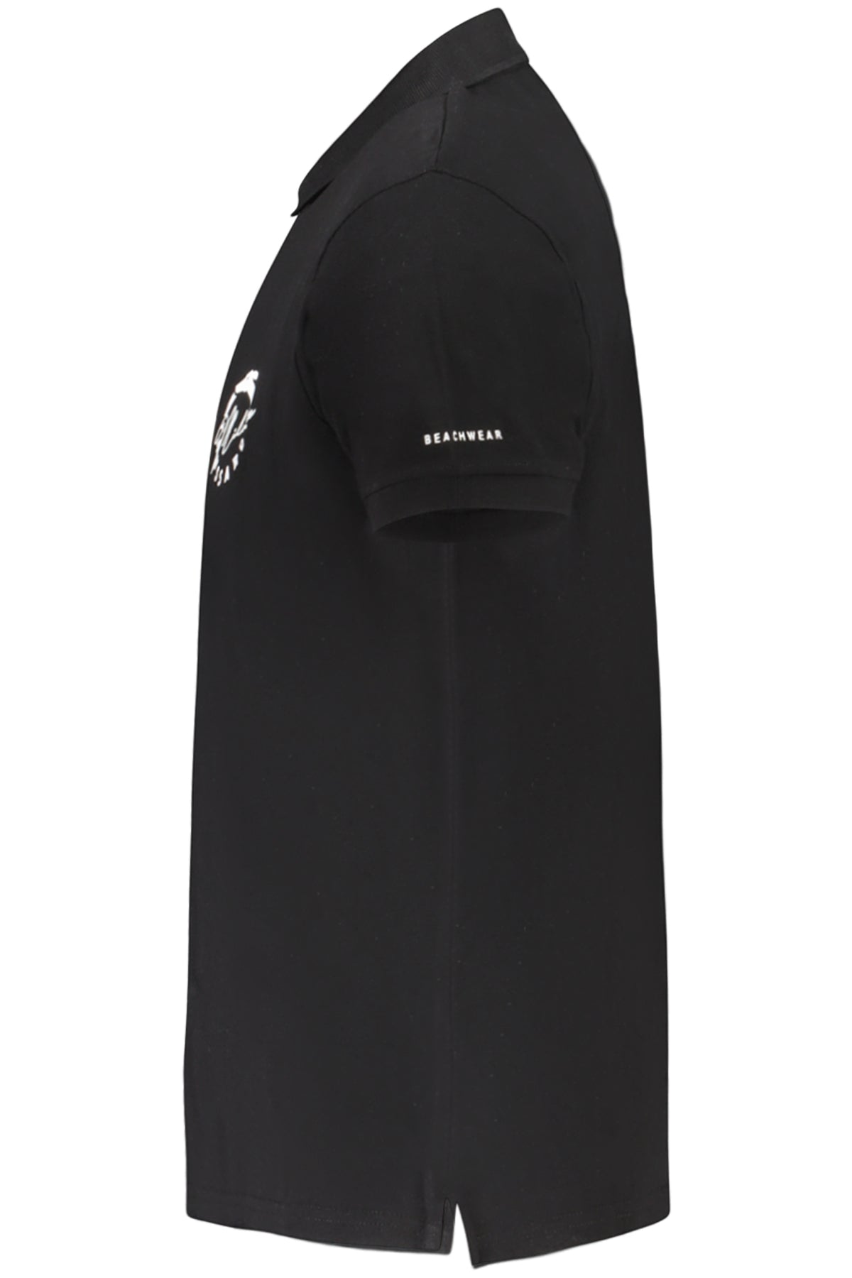 POLO EM ALGODÃO TRUSSARDI HOMEM PRETO