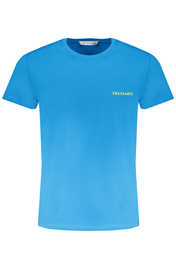 TRUSSARDI HOMEM MANGA CURTA T-SHIRT AZUL