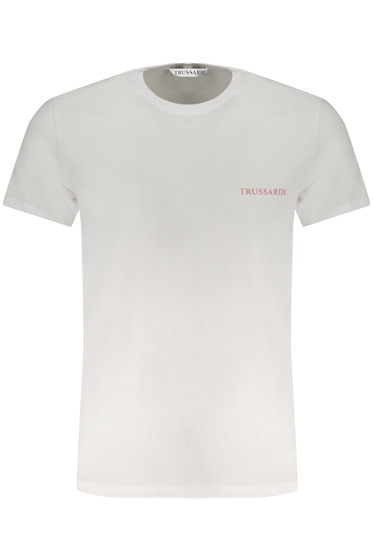 TRUSSARDI MEN'S WHITE SHORT-SLEEVED T-SHIRT