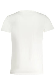 TRUSSARDI MEN'S WHITE SHORT-SLEEVED T-SHIRT