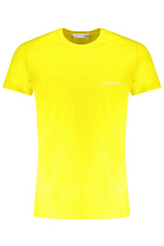 TRUSSARDI YELLOW MEN'S SHORT SLEEVE T-SHIRT