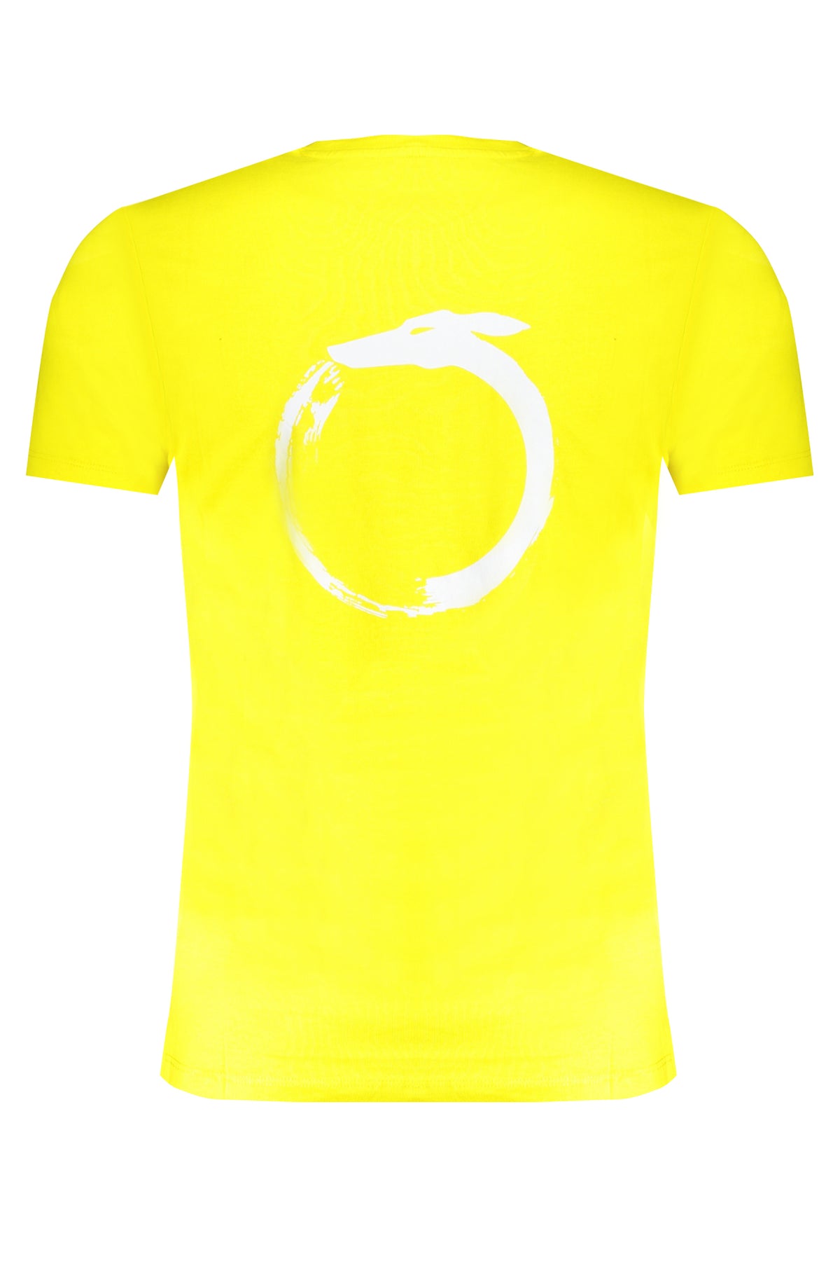 TRUSSARDI YELLOW MEN'S SHORT SLEEVE T-SHIRT