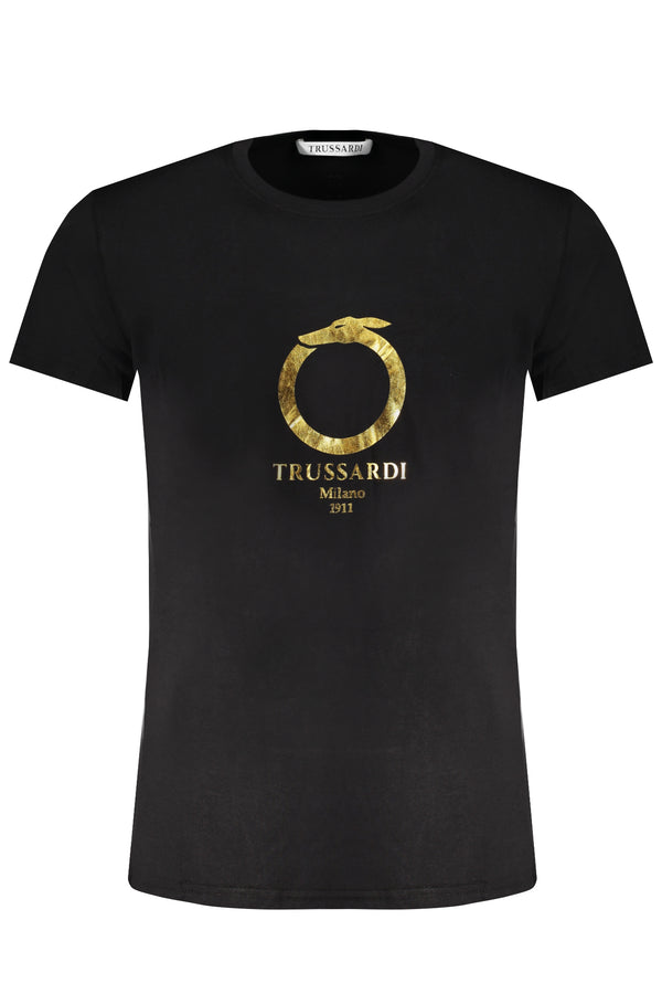 TRUSSARDI HOMEM MANGA CURTA T-SHIRT PRETA