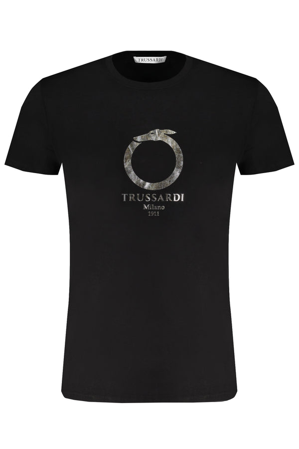 TRUSSARDI HOMEM MANGA CURTA T-SHIRT PRETA