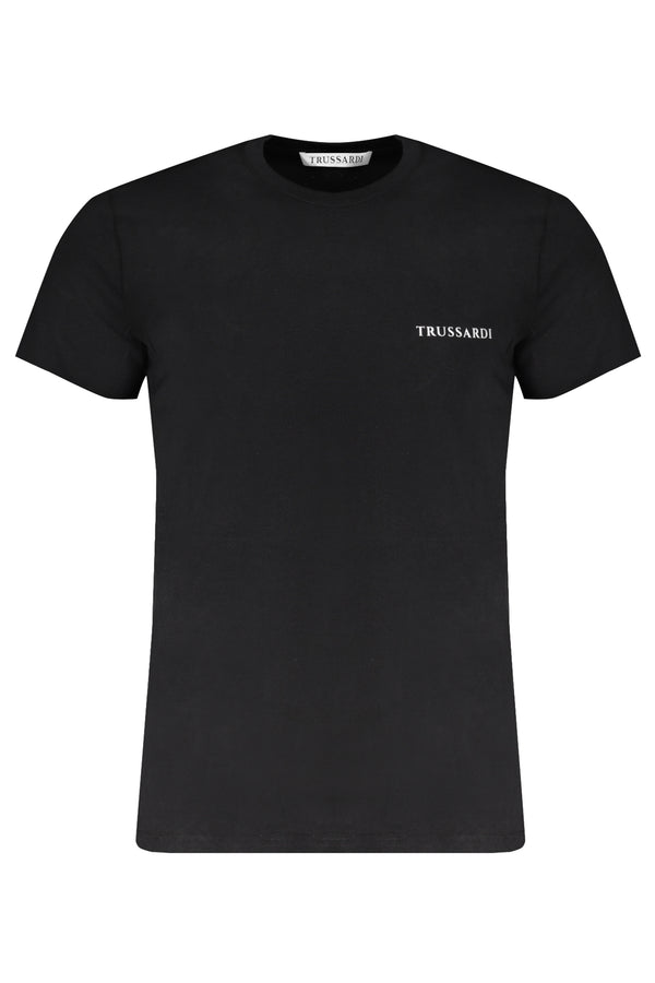 TRUSSARDI HOMEM MANGA CURTA T-SHIRT PRETA