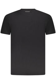 T-SHIRT EM ALGODÃO TRUSSARDI HOMEM PRETA