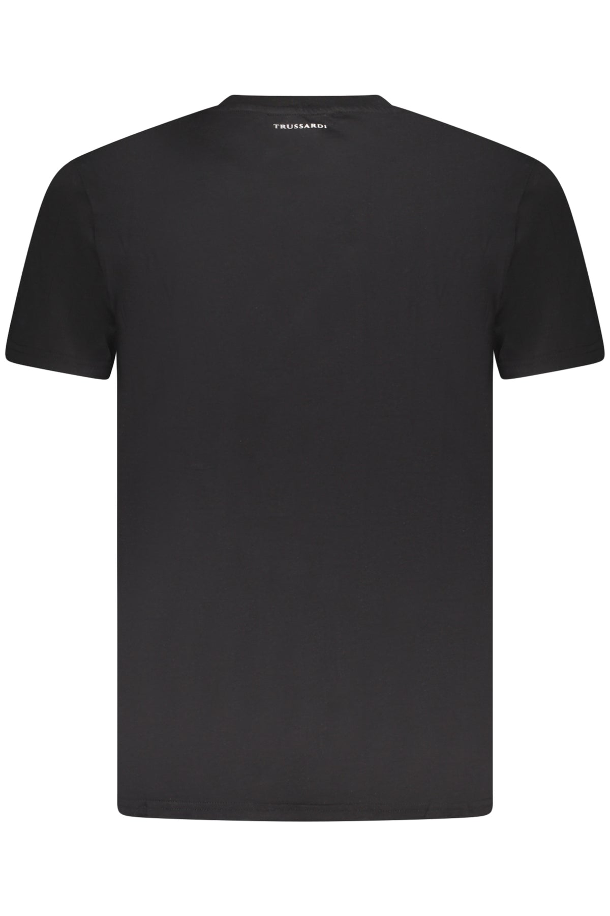 T-SHIRT EM ALGODÃO TRUSSARDI HOMEM PRETA
