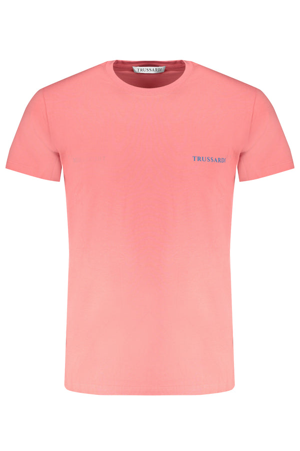 TRUSSARDI MASCULINO MANGA CURTA T-SHIRT ROSA