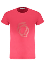 TRUSSARDI MEN'S SHORT SLEEVE RED T-SHIRT