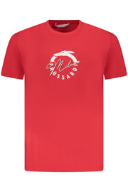T-SHIRT EM ALGODÃO TRUSSARDI HOMEM VERMELHA