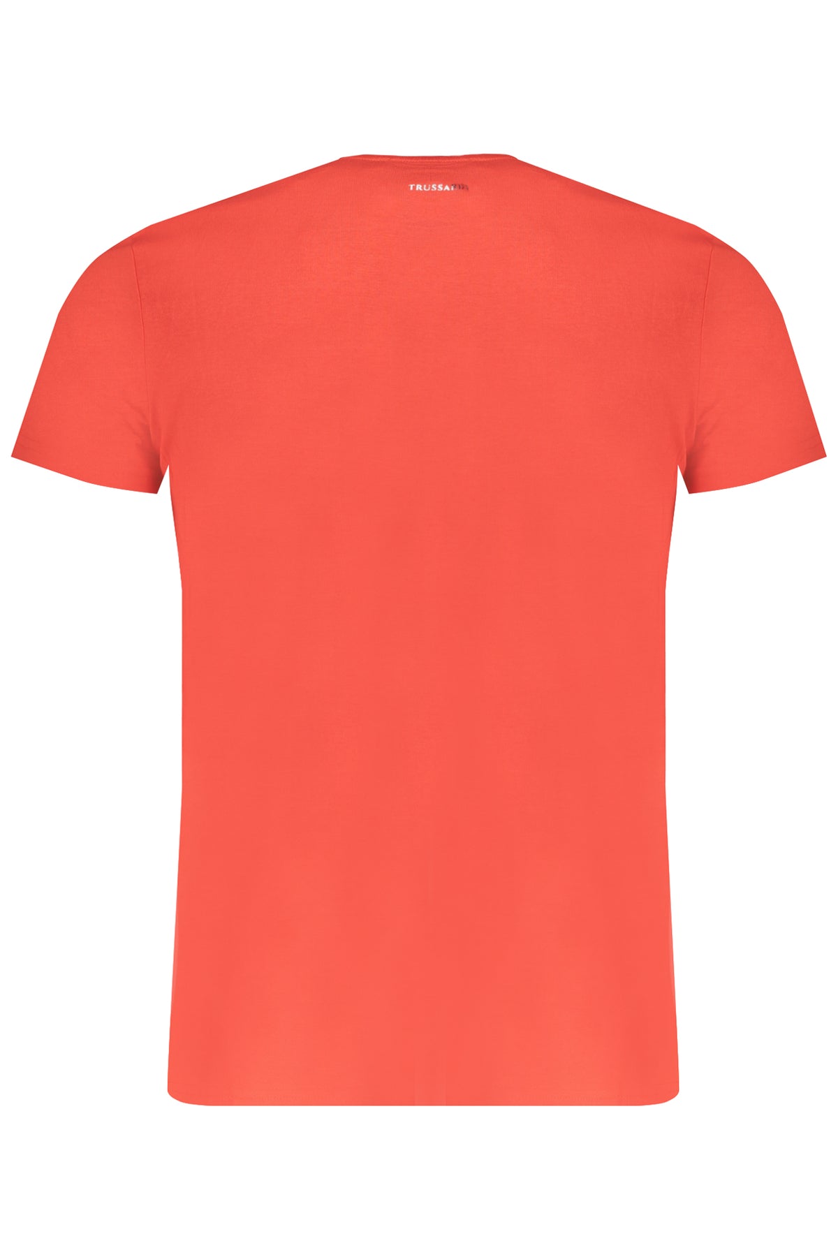 TRUSSARDI MEN'S SHORT SLEEVE RED T-SHIRT