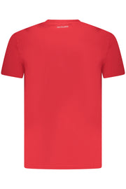 T-SHIRT EM ALGODÃO TRUSSARDI HOMEM VERMELHA