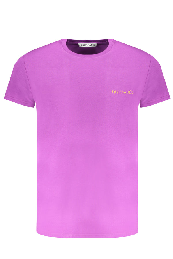 T-SHIRT DE MANGA CURTA MASCULINA TRUSSARDI ROXA