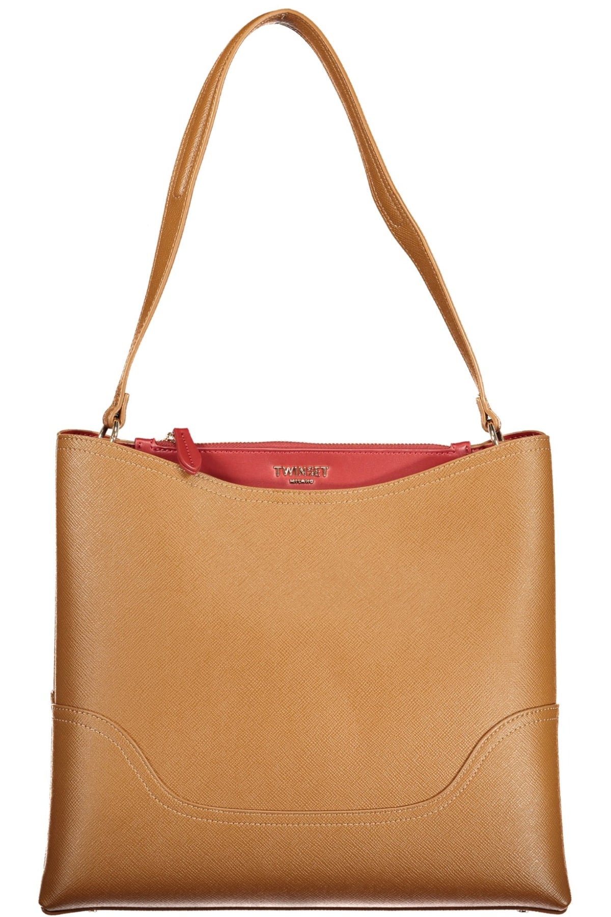 MALA COM FECHO TWINSET MULHER CASTANHA