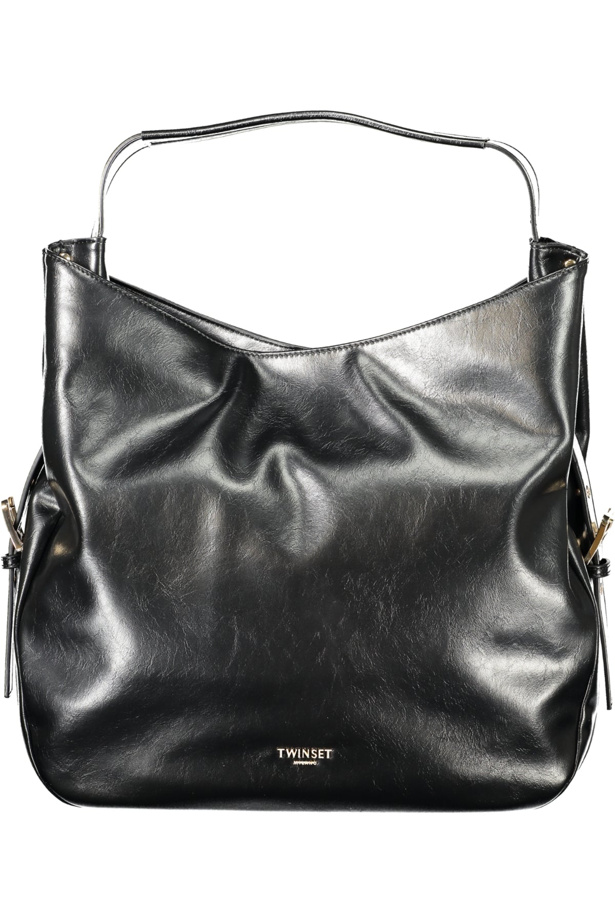 MALA COM LOGÓTIPO TWINSET MULHER PRETA