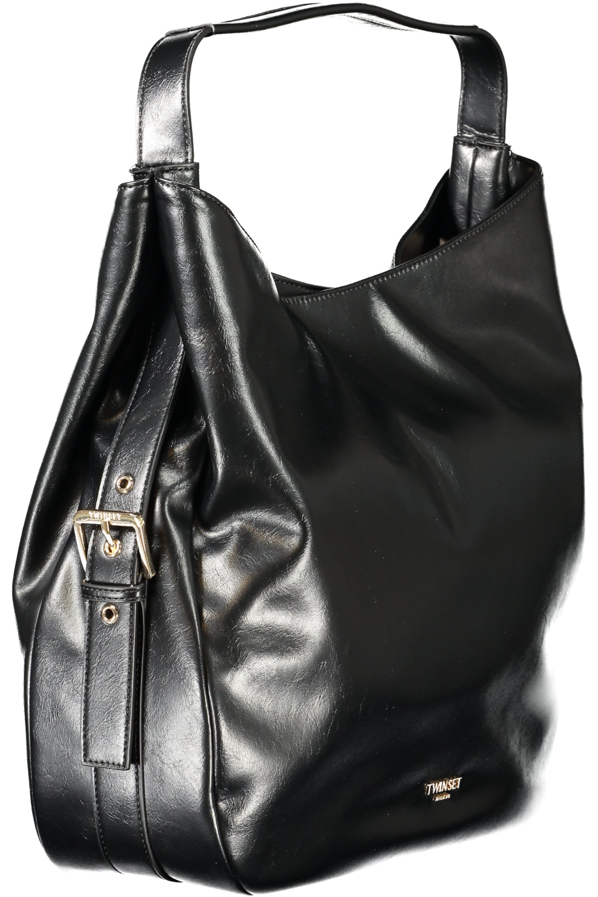 MALA COM LOGÓTIPO TWINSET MULHER PRETA