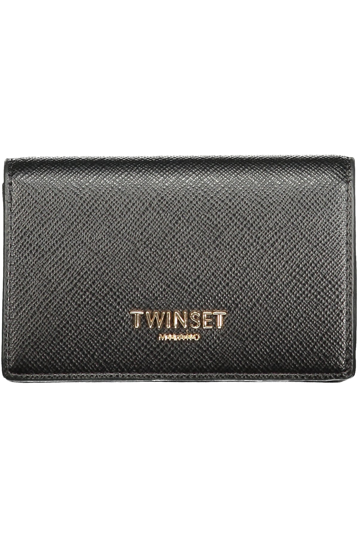 CARTEIRA COM FECHO TWINSET MULHER PRETA